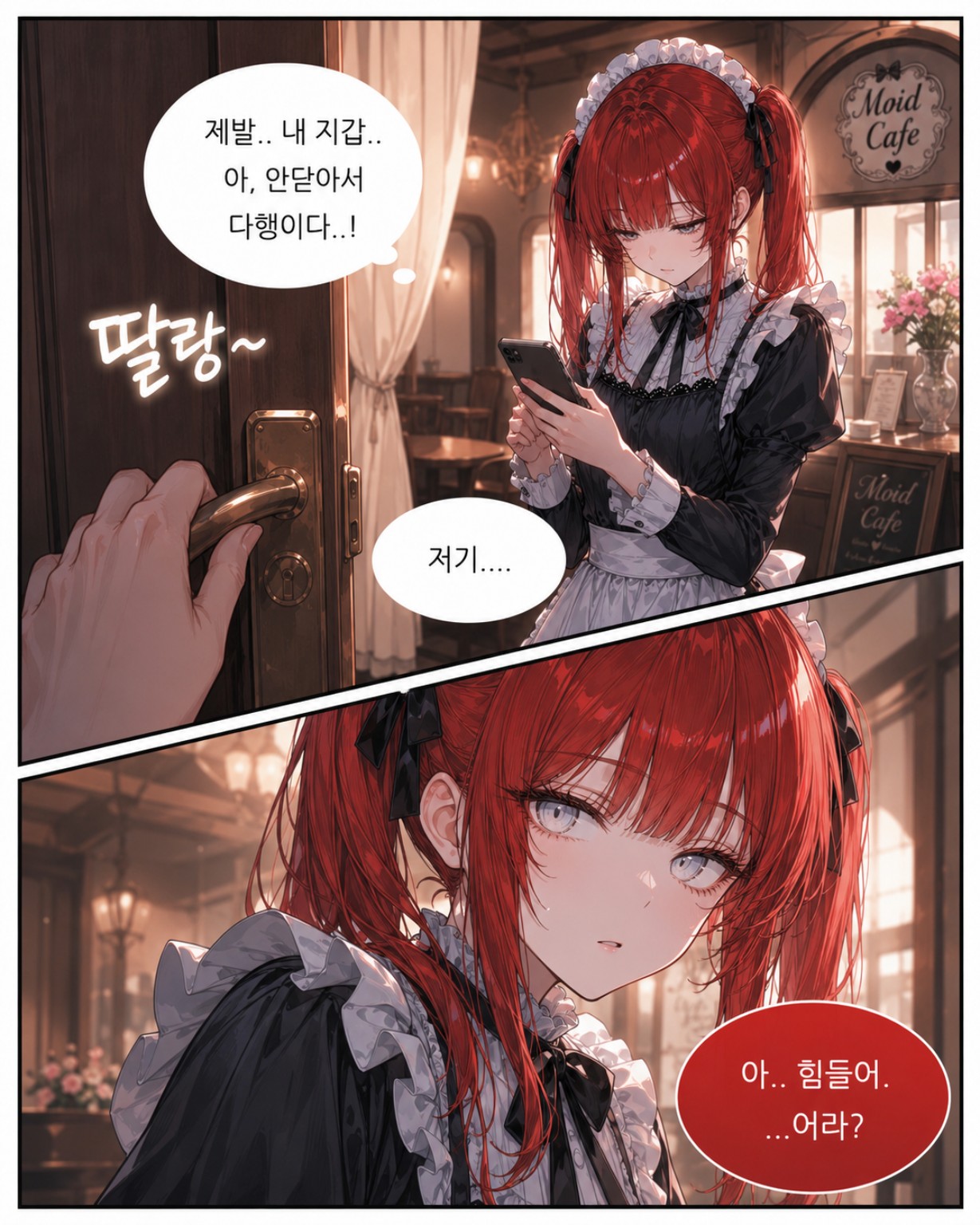 홍수지 인트로 웹툰 6번째 컷